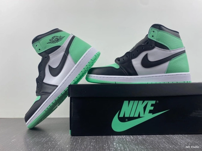 1st Kicks 1 High Air DZ5485-130 Jordan Green OG Glow 0630